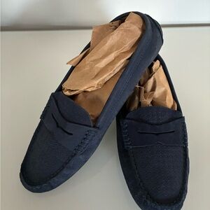 Ralph Lauren Womens Camila  Shoes Navy  SZ 8
